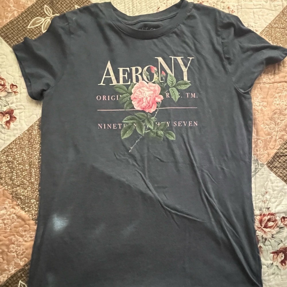 Dark grey aeropostale shirt XL